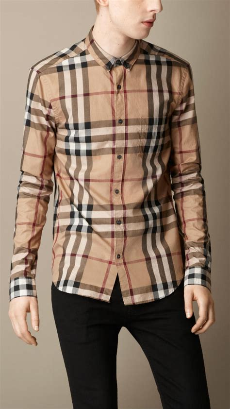 fake burberry long sleeve shirt|burberry long sleeve polo men's.